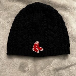 Genuine Red Sox Merchandise Navy Blue Beanie with Red Patch